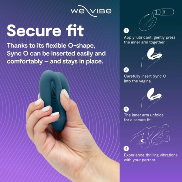 We-Vibe Sync 2 — Couples Vibrator, Remote Control, Velvet Green — Clitoral Stimulators — view 7