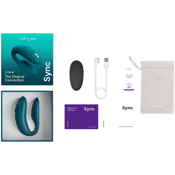 We-Vibe Sync 2 — Couples Vibrator, Remote Control, Velvet Green — Clitoral Stimulators — view 8