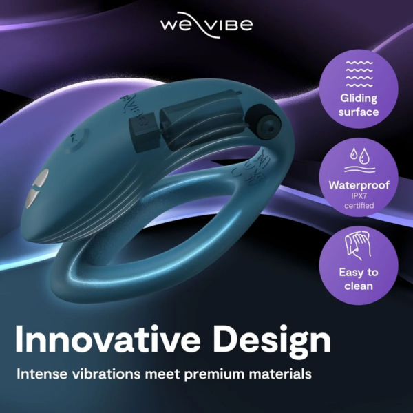 We-Vibe Sync 2 — Couples Vibrator, Remote Control, Velvet Green — Clitoral Stimulators — view 6