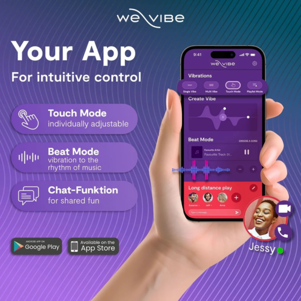 We-Vibe Sync 2 — Couples Vibrator, Remote Control, Velvet Green — Clitoral Stimulators — view 4