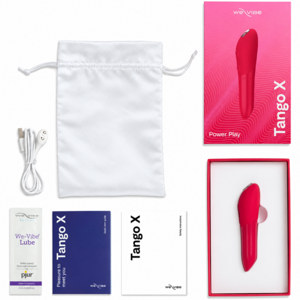 We-Vibe Tango X — Bullet Vibrator, Waterproof, Cherry Red — Bullet Vibrators — view 2