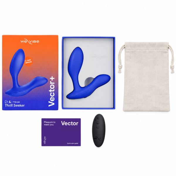 We-Vibe Vector+ — Prostate Massager, Remote Control, Royal Blue — Anal — view 8