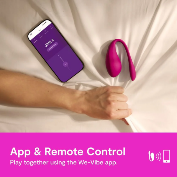 We-Vibe Jive 2 — Vibrating Egg, Remote Control, Electric Pink — Remote Control Vibrators — view 8