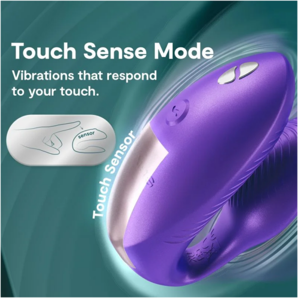 We-Vibe Chorus Pro — Couples Vibrator, Cosmic Purple — Clitoral Stimulators — view 9