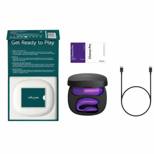 We-Vibe Chorus Pro — Couples Vibrator, Cosmic Purple — Clitoral Stimulators — view 3