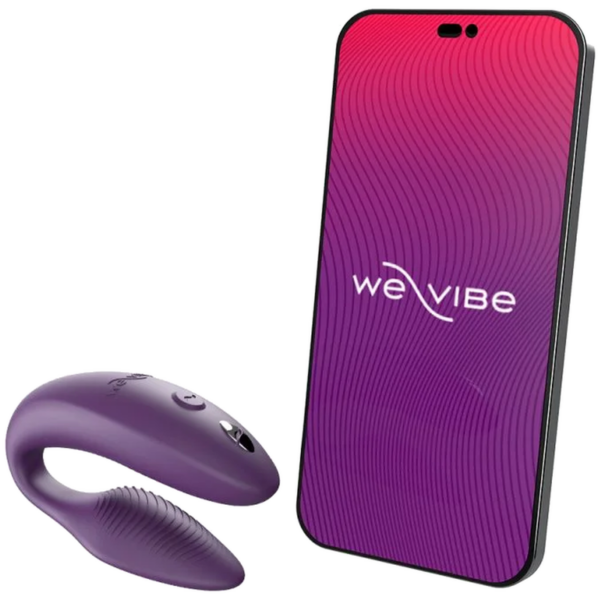 We-Vibe Sync 2 — Couples Vibrator, Remote Control, Purple — Clitoral Stimulators — view 6