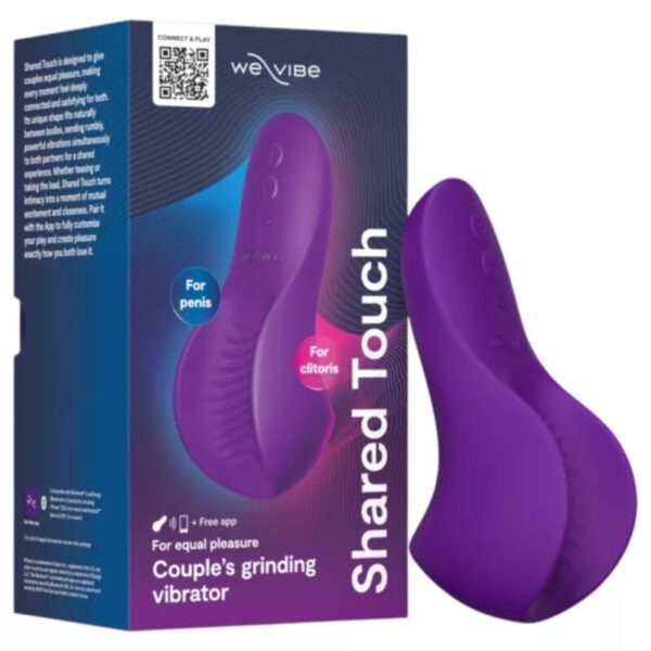 We-Vibe Shared Touch — Couples Vibrator, App-Controlled, Purple — Clitoral Stimulators