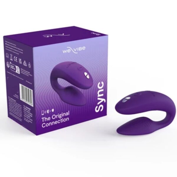 We-Vibe Sync 2 — Couples Vibrator, Remote Control, Purple — Clitoral Stimulators