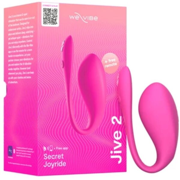 We-Vibe Jive 2 — Vibrating Egg, Remote Control, Electric Pink — Remote Control Vibrators — view 2